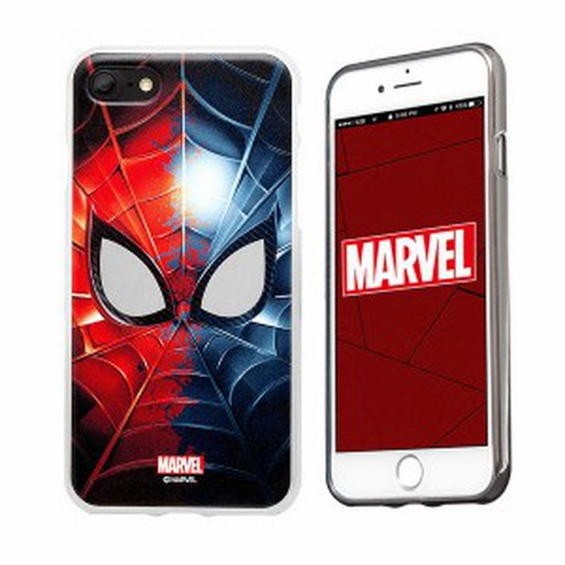 Iphone7 8 Marvel Design メタリックケース ソフトtpu スパイダーマン マスク 通販 Lineポイント最大1 0 Get Lineショッピング