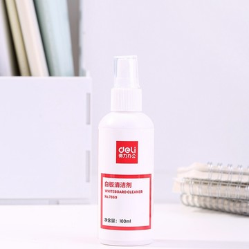 ✨台灣現貨📦得力 7869 白板清潔劑 100ml 清潔擦 白板清洗劑 去汙劑 白板用清洗液 #丹丹悅生活