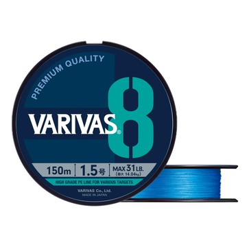 【LUREER】 VARIVAS 8 日本製 8股PE線 單色 高強度 高耐久性 高感度 8×PE線 船釣 路亞