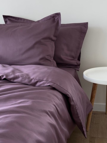 Plum 訂製被套，天然 100% 棉緞