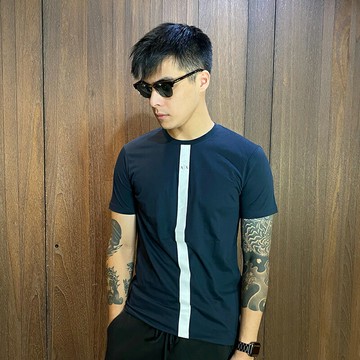 美國百分百【美國真品】Armani Exchange T恤 AX 短袖 logo 上衣 T-shirt 深藍 CC19