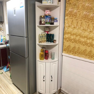 轉角櫃 角柜轉角柜客廳拐角柜三角形臥室角落多功能收納邊角柜墻角置物架【MJ13458】