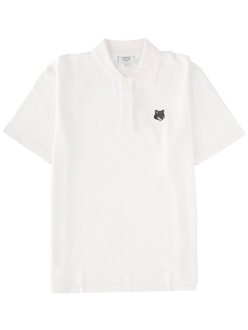 maison kitsuné polo with logo