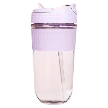 JAR嚴選 樂提雙飲隔熱防燙咖啡杯  1個  紫色