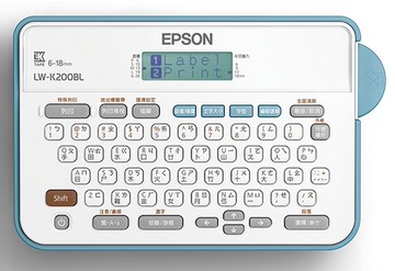 【文具通】Epson 愛普生 LW-K200BL 海洋風 輕巧 經典 標籤機 圖章機 標籤印字機 另售標籤帶 L5210042【領券滿額再折千12/31止】