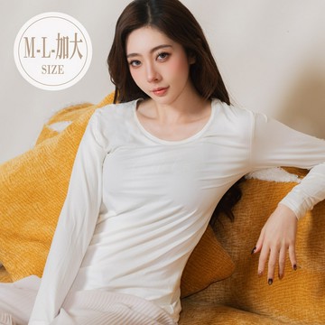 【伊黛爾】暖感升溫5.1 肌能發熱衣 (白色) #997