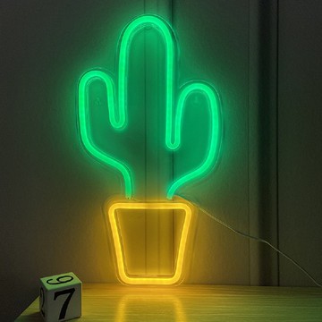 Light in Plan O｜造型背板霓虹燈 - 仙人掌