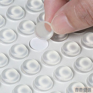 💖嚴選優品硅膠防撞貼家用門把手墊門後櫃門防磕碰粒牆貼冰箱防碰撞緩衝膠粒