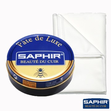 【SAPHIR】皮革亮光蠟附超細纖維布