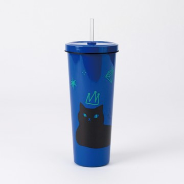 甜酷調色盤系列 陶瓷易潔層吸管杯850ml