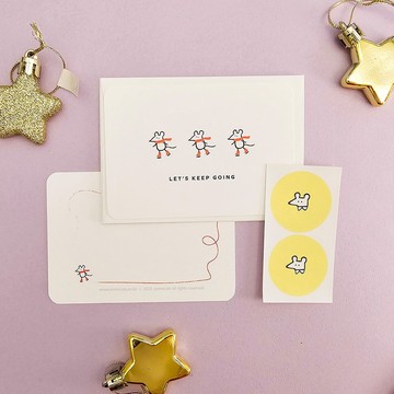 Somecats MINI 卡片 溜冰款