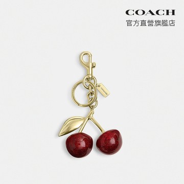 【COACH】櫻桃手包掛飾-IM/紅蘋果色(77840)｜官方直營