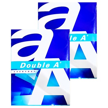 Double A 多功能影印紙 低紙粉設計 紙面白皙 書寫流暢 高不透光度 適合雙面影印  A4  1000張