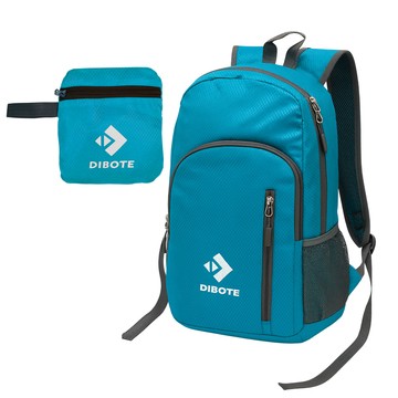 【迪伯特DIBOTE】折疊背包攻頂包登山背包 - 15L (藍)