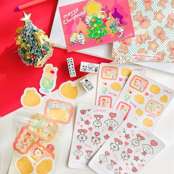 聖誕節限定手帳裝飾組合