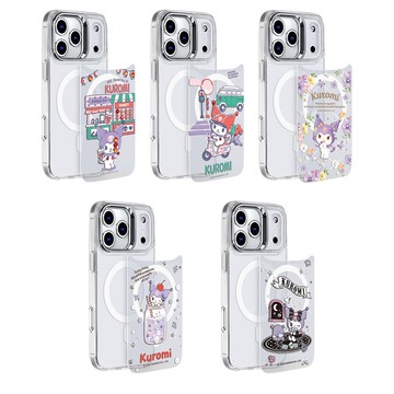 三麗鷗 iPhone系列 可拆式磁吸片材彩鑽手機殼-單售片材4