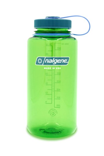 美國《Nalgene》專業水壺 1000cc 寬嘴水壼 2020-4932 鸚鵡綠