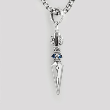 【JK銀飾】智深．普巴金剛杵 純銀吊墜／925純銀吊墜、金剛杵、普巴杵、Varja