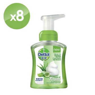 滴露 滋潤蘆薈泡沫潔手液250ml x8