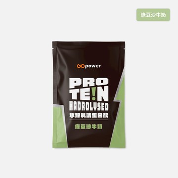 【滿額贈】〔果果能量〕水解乳清蛋白- 綠豆沙牛奶 35g/包