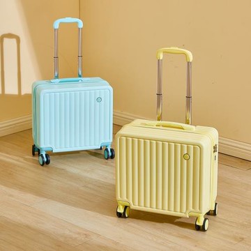 18寸小型行李箱女萬向輪輕便迷你小號登機箱拉桿旅行箱密碼皮箱子