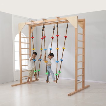 12h出貨 公司貨 附發票 兒童懸吊秋千感統訓練器材幼兒園體適能吊環繩梯攀爬架寶寶椅玩具