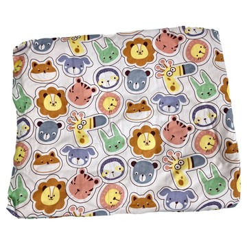嬰兒 兒童 精梳棉 法蘭絨 水晶絨 動物世界 安撫毯  120 x 150cm