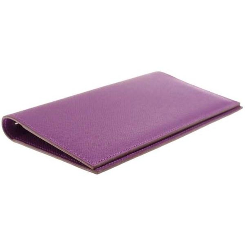 美品】エルメス アジェンダ ヴィジョン 手帳カバー 刻印:□M紫パープル