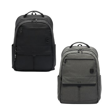 防盜商務電腦包 15吋筆電後背包 大容量書包後背包 黑色 灰色