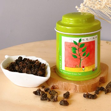 【無藏故事茶】阿里山金萱綠茶-18g優雅小茶罐*5罐