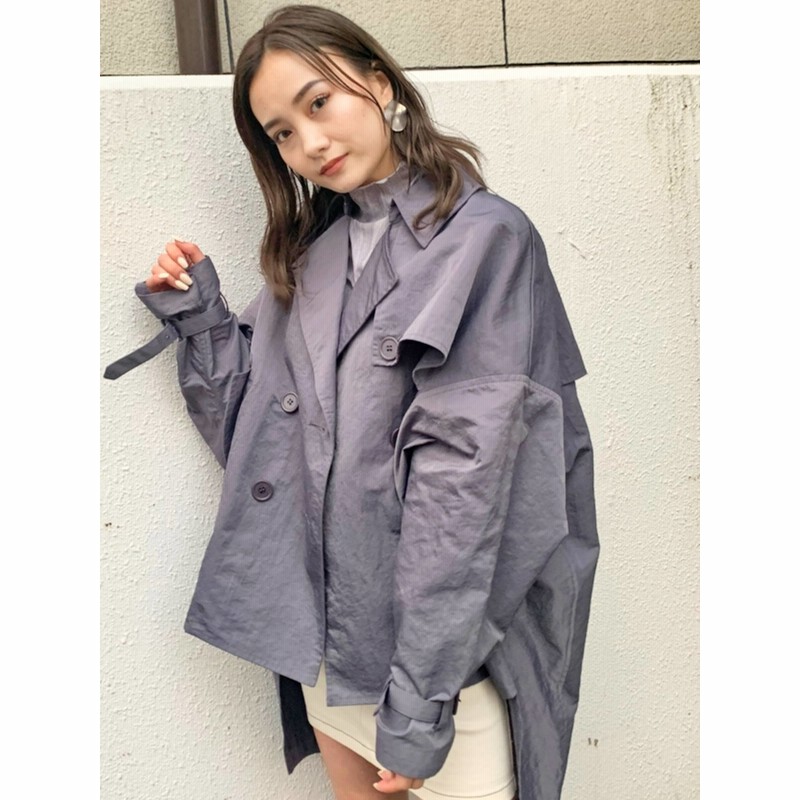公式 Emoda エモダ バックロングワイドコート 通販 Lineポイント最大1 0 Get Lineショッピング
