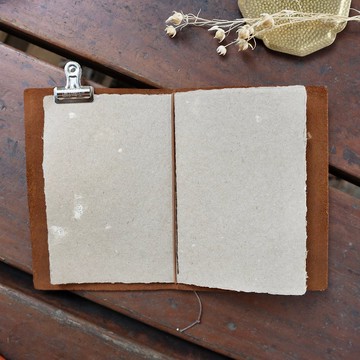 【木質調小手帳】手工紙 手抄紙 再生紙 漂流本 TN PA筆記本