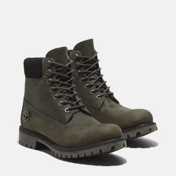 Timberland 男款深灰色 TimberlandR 防水六吋靴│A2P6WEL7 - 紅配綠