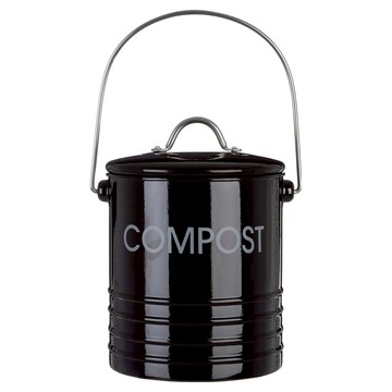 Premier 提式廚餘桶 2L  黑色  17.3 x 15 x 20.3cm  1個