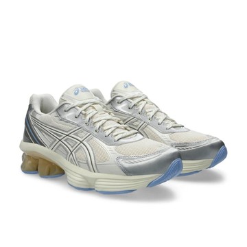 Asics Gel-Kinetic 米白銀 復古 跑鞋 回彈 休閒鞋 運動鞋 男鞋 1203A591-103