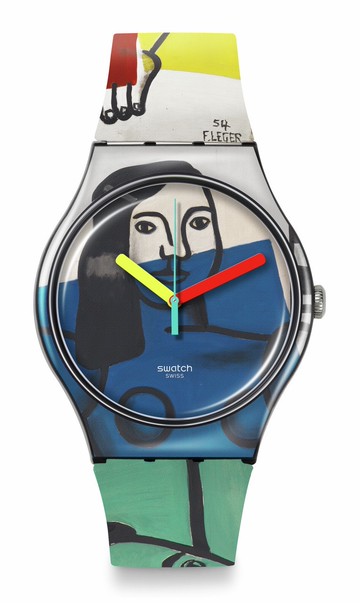 【swatch】LEGER’S TWO WOMEN HOLDING FLOWERS雷捷《拿著花的兩個女人》(SUOZ363)