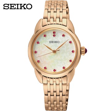 SEIKO 珍珠母貝時尚女錶(6N01-00P0K/SUR564P1)