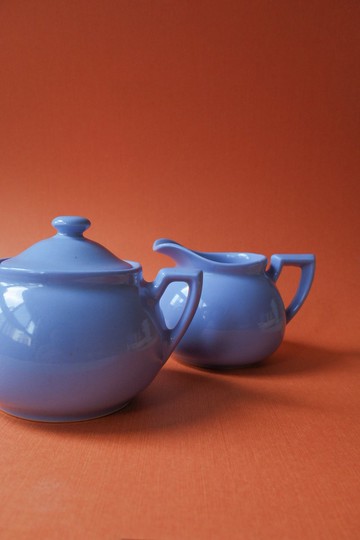 Vintage Lipton Tea 霧藍色下午茶組/美國老件