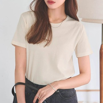 日本 Kobe Lettuce - 究極百搭舒適混棉T恤-(可選袖長)-膚