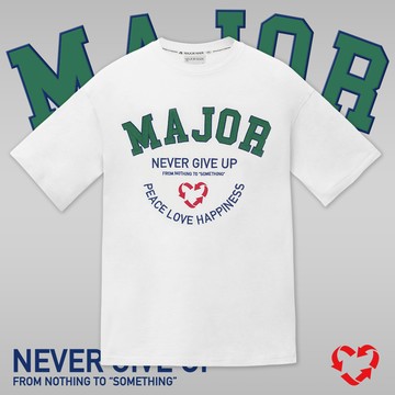 回收小愛心文字刺繡基本款T