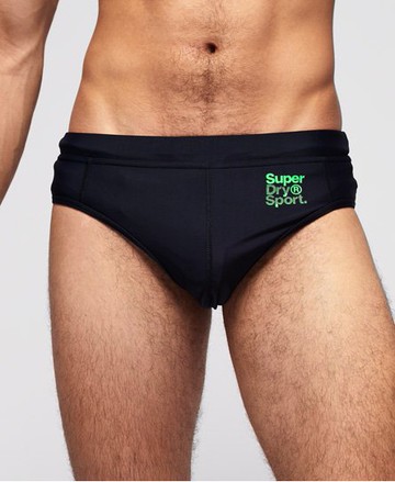 Superdry Men's Men's Sports Swim Stretch Trunks Navy / Darkest Navy - Size: S