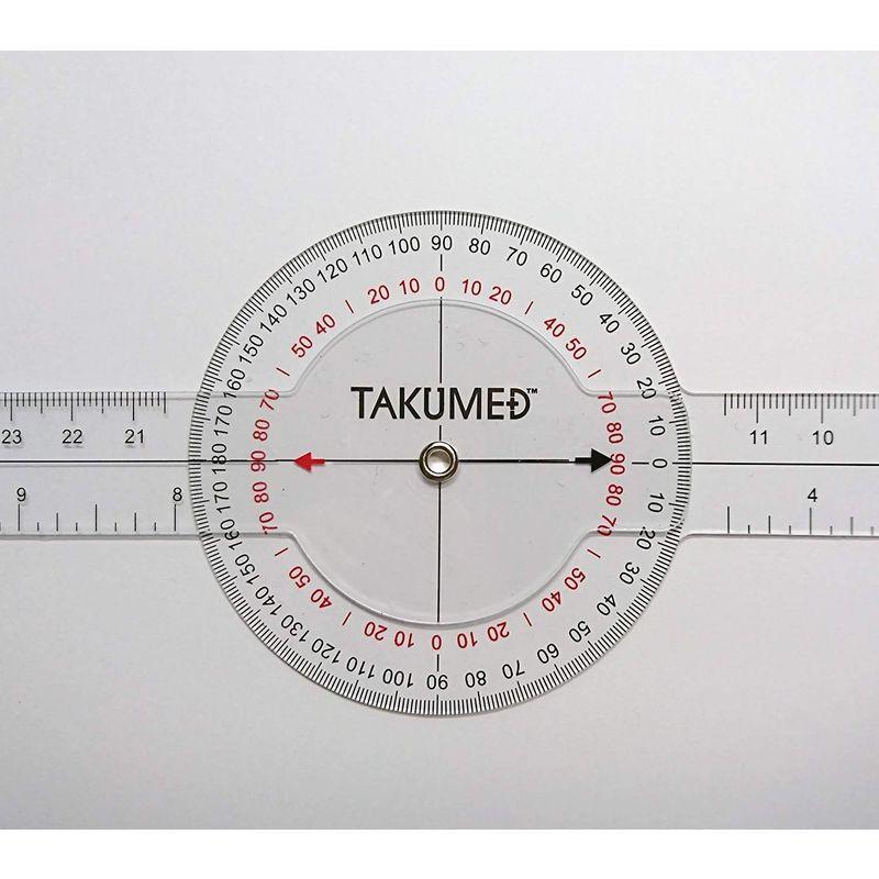 TAKUMED プラスチック 角度計 ゴニオメーター Goniometer Ver.1