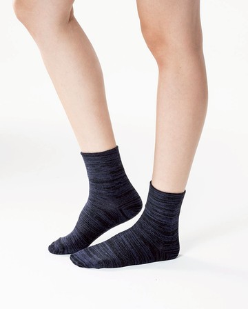 【三花 Sun Flower】無痕肌1/2織紋男女休閒襪.襪子 S112-8