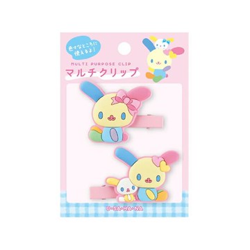 小禮堂 Sanrio 三麗鷗 花小兔 造型髮夾兩入組(大臉款)
