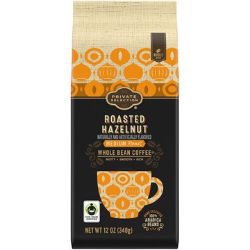 Private Selection Roasted Hazelnut Medium Roast Whole Bean Coffee 12 oz