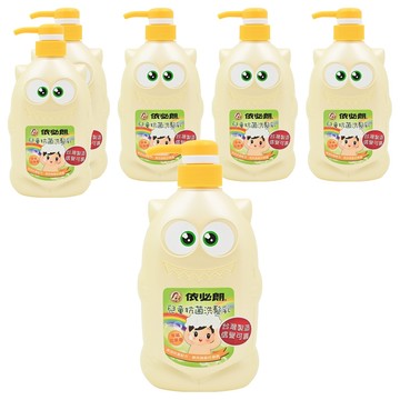 依必朗 兒童抗菌洗髮乳-幸福花果香 溫和洗淨 不易刺激  700ml  6瓶