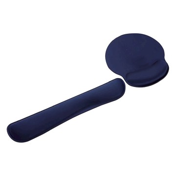 HONG JIN 宏晉 記憶海綿鍵鼠手托墊  深藍色  1組