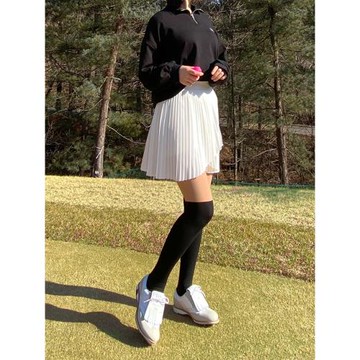 韓國高爾夫球防曬絲襪打底褲防紫外線服裝拼接褲子連褲襪小腿襪