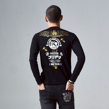 BIG TRAIN金運大來全棉男長袖T Z20302-42&88