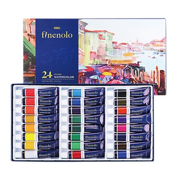 得力Deli Finenolo水彩/EC19-24/24色